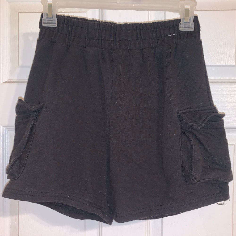 Rue21 black jogger shorts